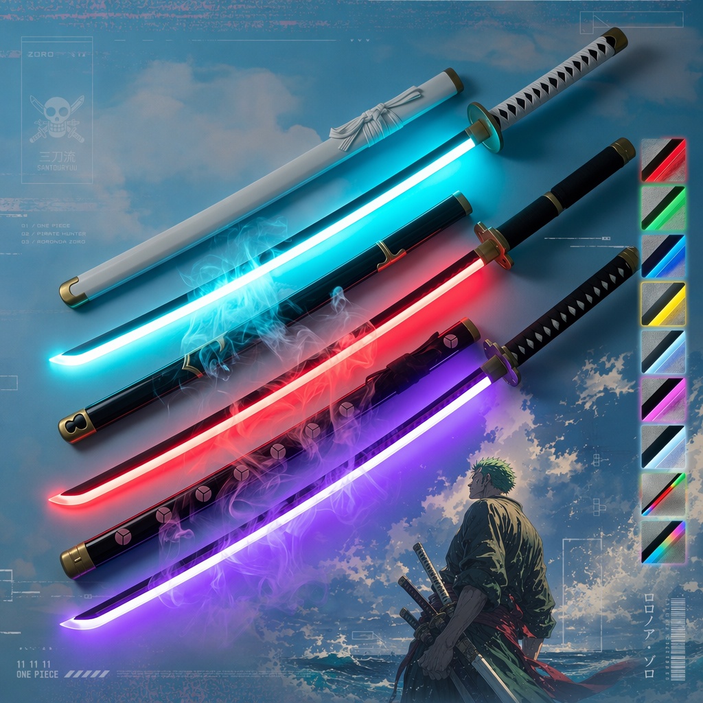 Cosplay Prop Knife - Espada de Cosplay Roronoa Zoro de