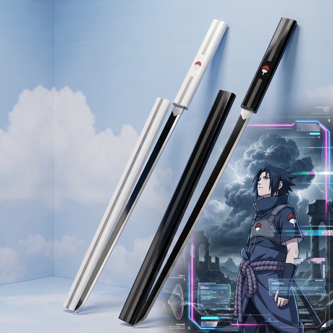 Cosplay Prop Dagger - Espada Katana Naruto Uchiha Sasuke de