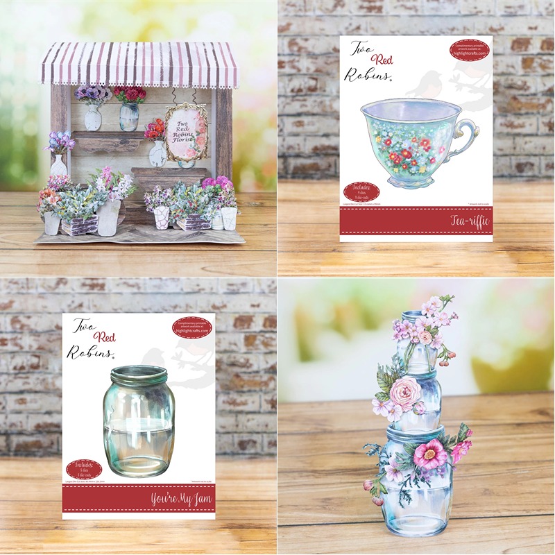 Craft Knife Set - Cerise flor morrer conjunto artesanato corte
