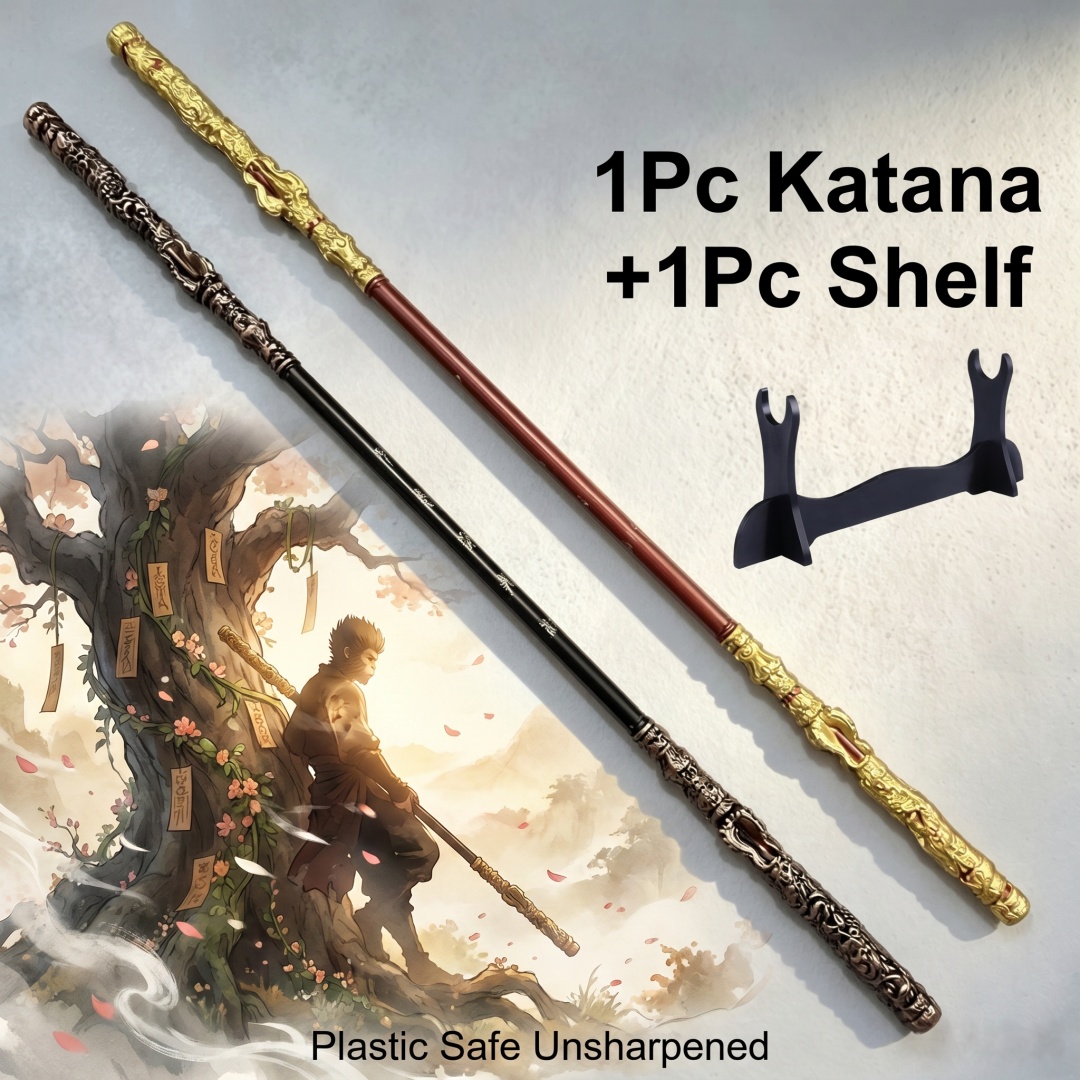 Cosplay Prop Dagger - Bastão de Sun Wukong Black Myth