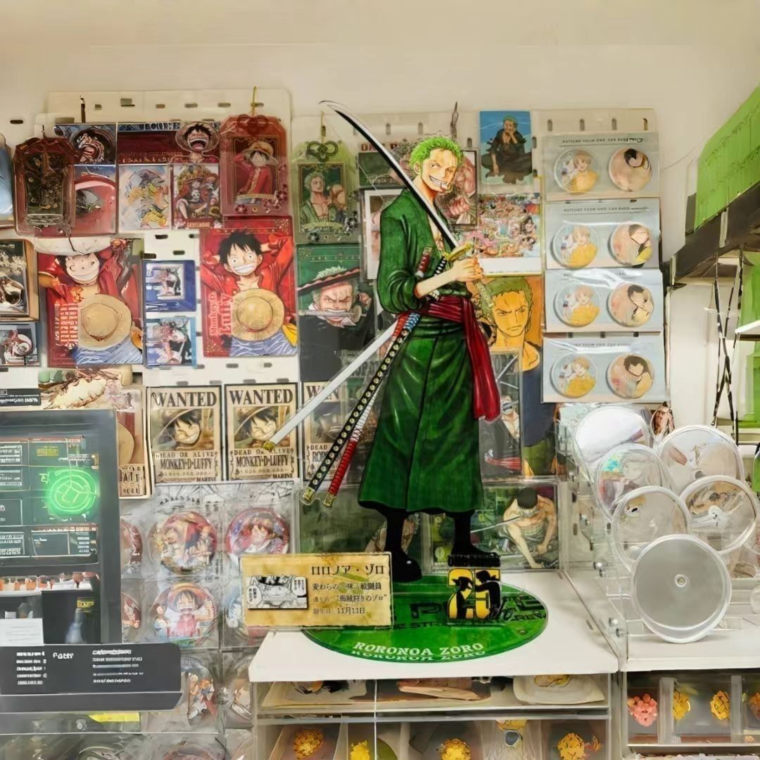 Acrylic Cosplay Prop - One Piece Zoro Fashion Show Standee: