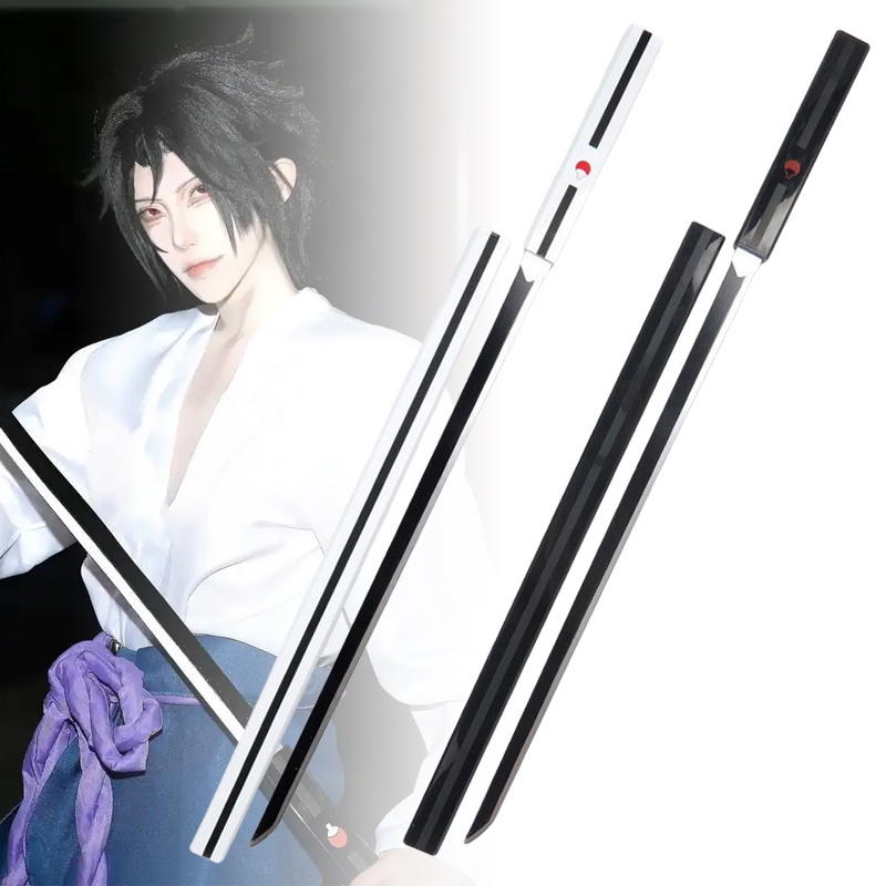 Cosplay Prop Dagger - 40 polegada uchiha sasuke katana madeira