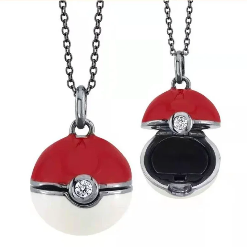 Poke bola colar pokemon figura - Pokeball Cosplay Prop avaliação e preço