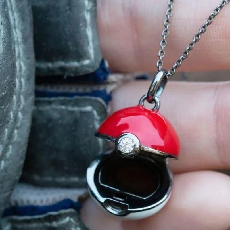 Poke bola colar pokemon figura - Pokeball Cosplay Prop avaliação e preço
