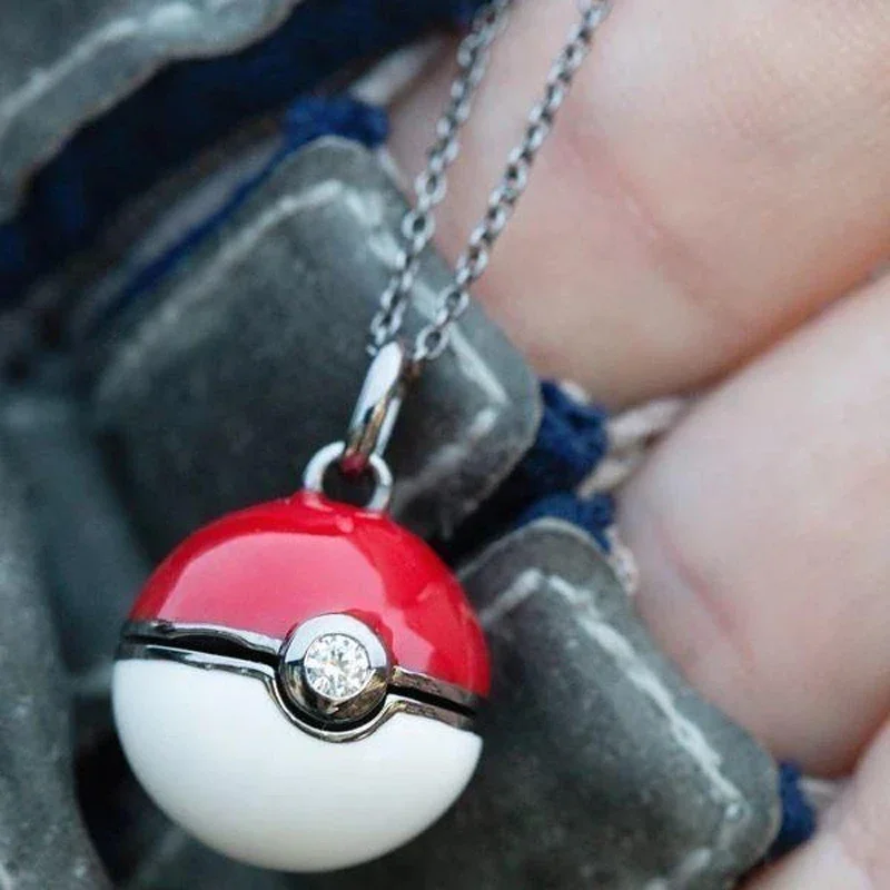 Poke bola colar pokemon figura - Pokeball Cosplay Prop avaliação e preço