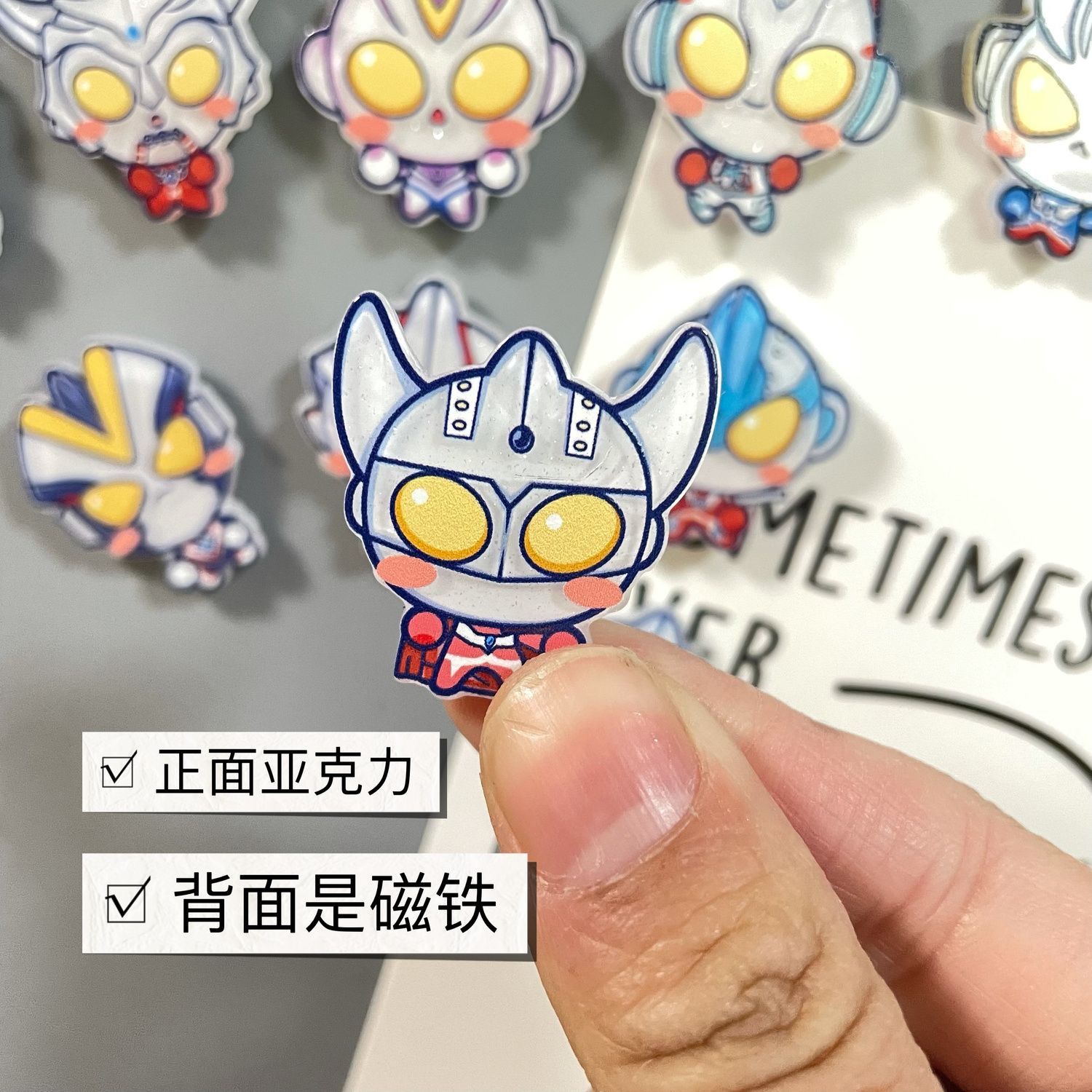 Ímã de Geladeira Criativo e Di - Acrylic Cosplay Prop avaliação e preço