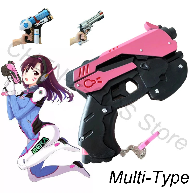Nene 2025 overwatch d. va mei  - Cosplay Prop Pistol avaliação e preço