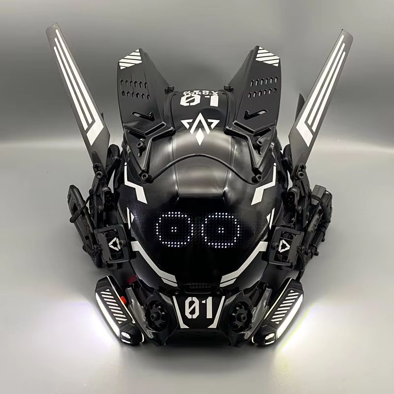 Cyber punk cos máscara cosplay - Cosplay Prop Display avaliação e preço