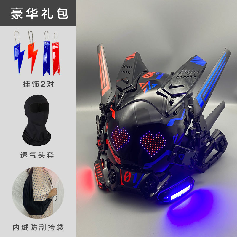 Cyber punk cos máscara cosplay - Cosplay Prop Display avaliação e preço
