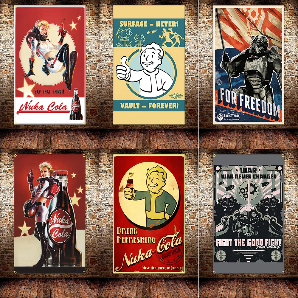 FLAGDOM 90X150CM 3X5Ft Bandeir - Fallout Cosplay Prop avaliação e preço