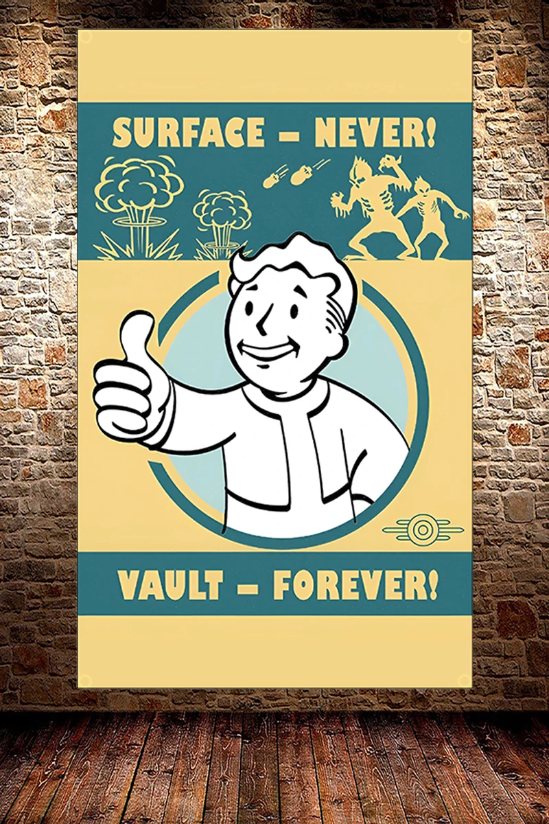 FLAGDOM 90X150CM 3X5Ft Bandeir - Fallout Cosplay Prop avaliação e preço
