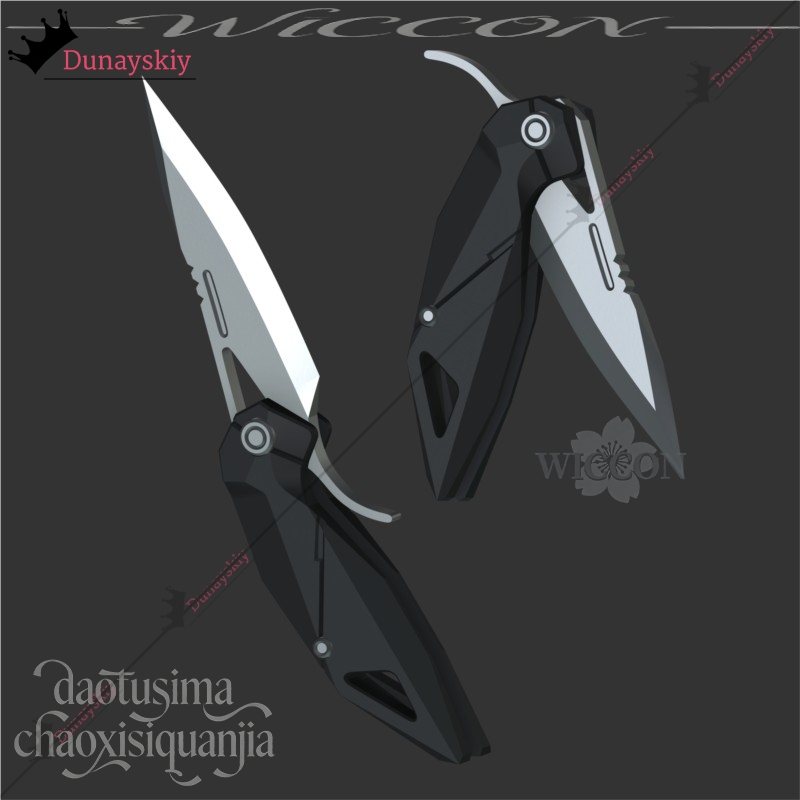 YiNuo*/Anime Game Zenless Zone - Cosplay Prop Knife avaliação e preço