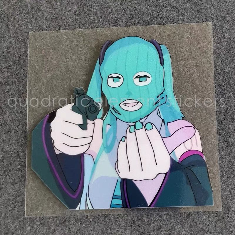 Adesivo de Moto Miku à Prova d - Cosplay Floating Prop avaliação e preço