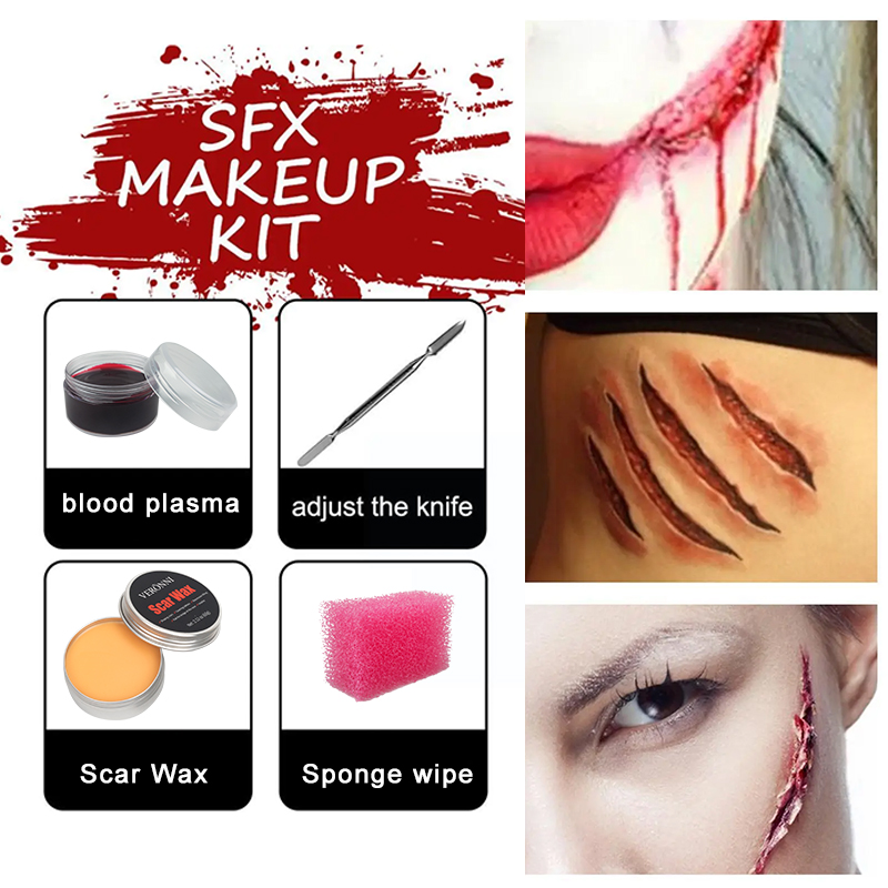 Scars Body Paint Wax Kit com E - Body Paint Sfx avaliação e preço