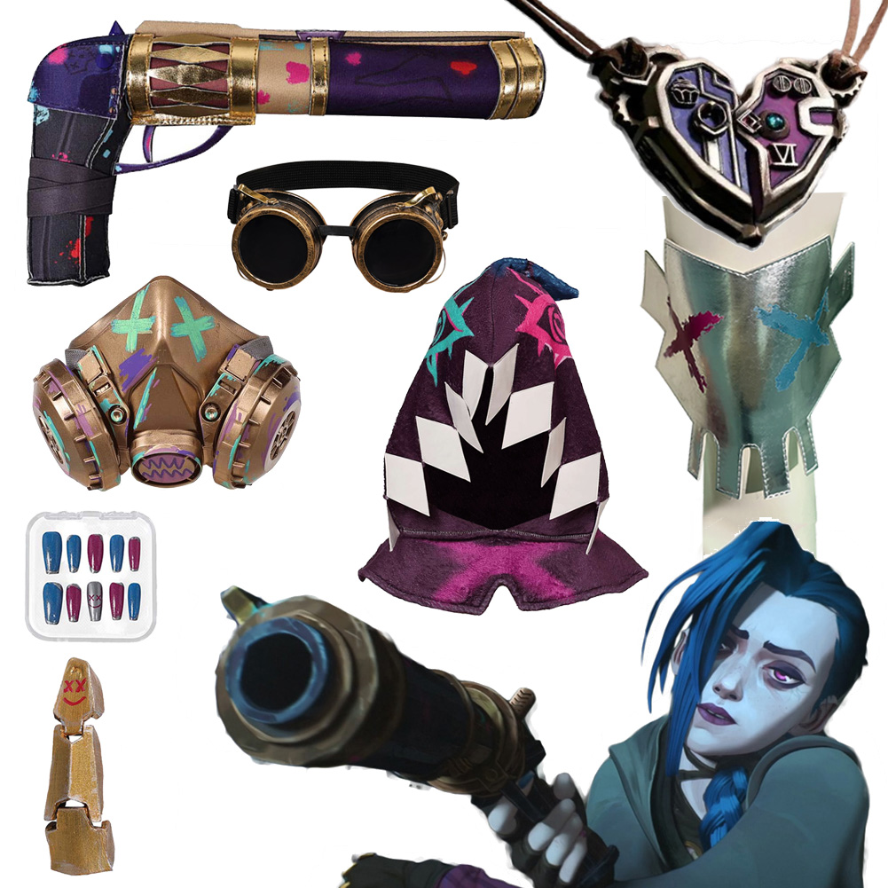 Fantasia arcano jinx arma pist - Cosplay Prop Pistol avaliação e preço