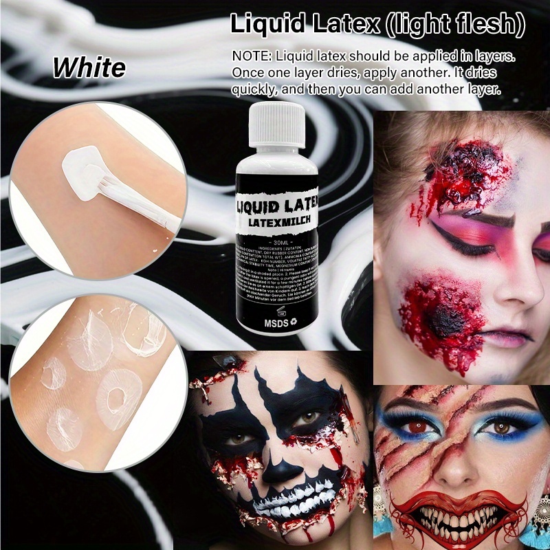 Kit de maquiagem sfx de látex  - Body Paint Sfx avaliação e preço