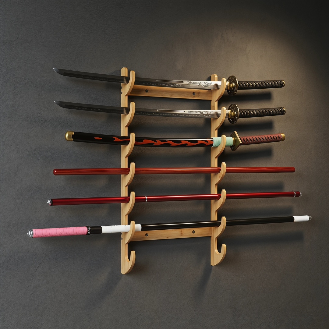Suporte de Parede de Madeira p - Cosplay Prop Display avaliação e preço