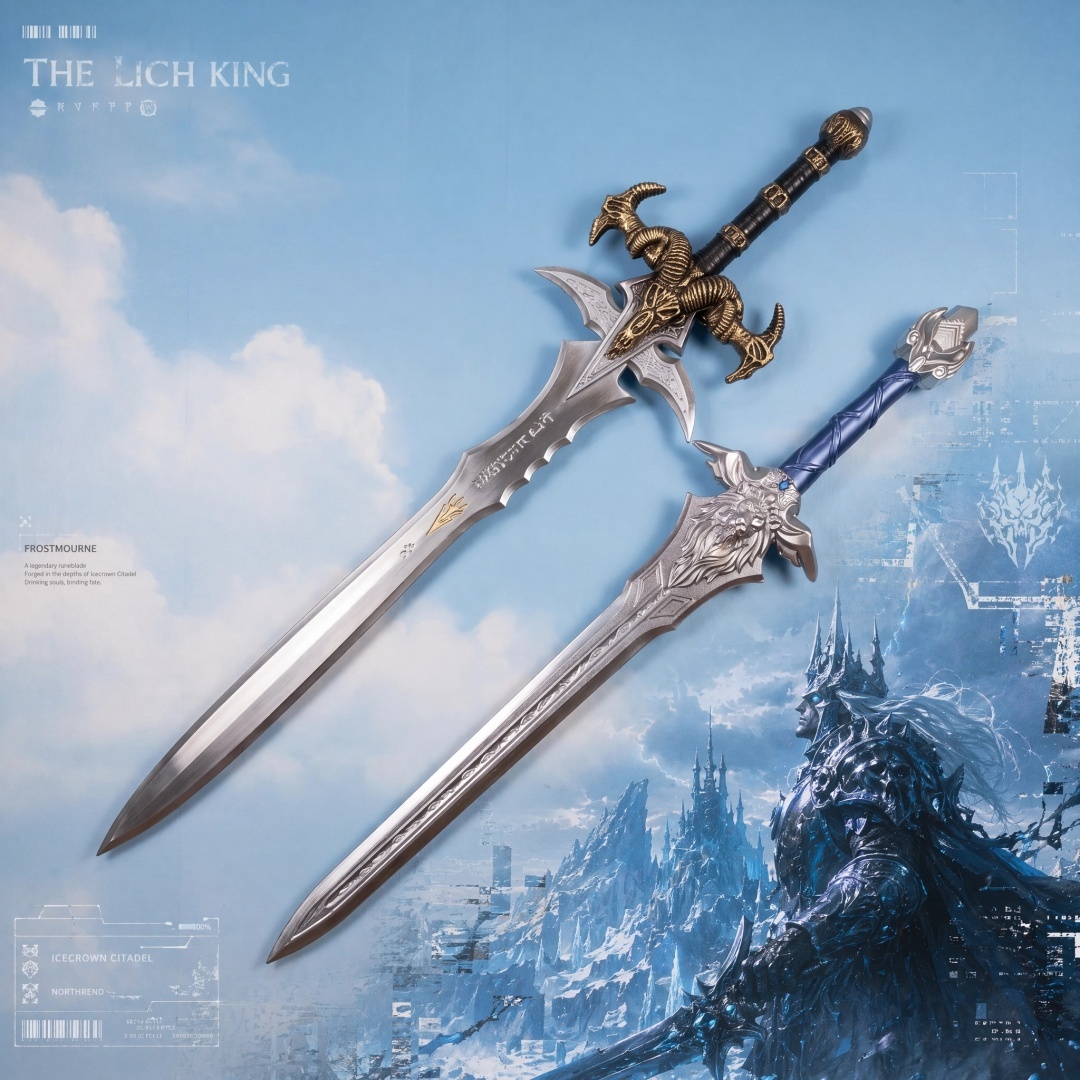 Espada Katana Frostmourne de 4 - Cosplay Prop Dagger avaliação e preço