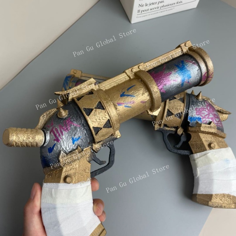 Pistola jinx personalizada de  - Cosplay Prop Pistol avaliação e preço