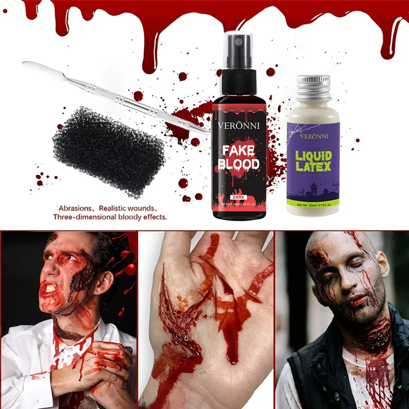 Kit de maquiagem SFX de látex  - Body Paint Sfx avaliação e preço