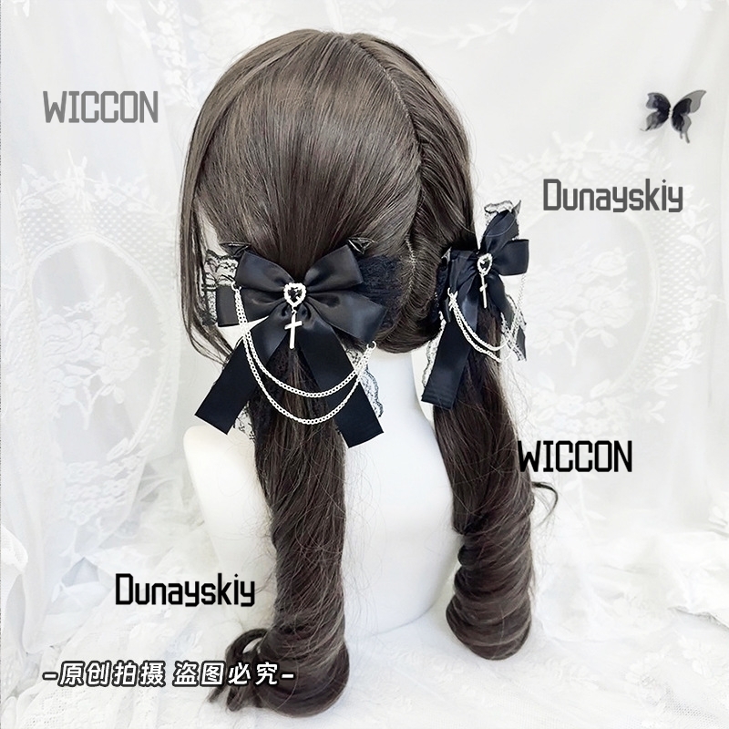 Jirai kei arco produção lolita - Cosplay Prop Bow avaliação e preço
