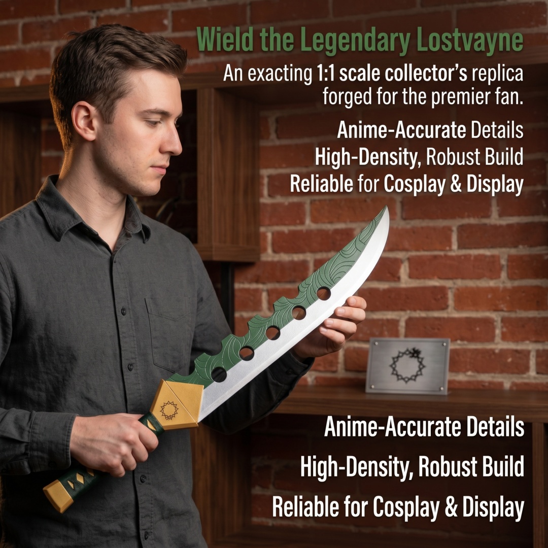 Espada Katana Meliodas de 28 p - Cosplay Prop Dagger avaliação e preço