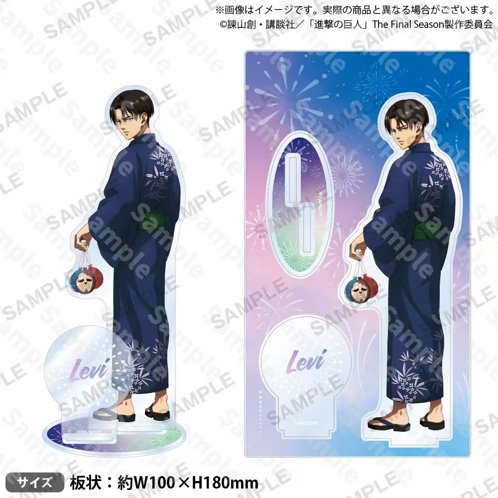 Figurinha Levi de Ataque dos G - Acrylic Cosplay Prop avaliação e preço