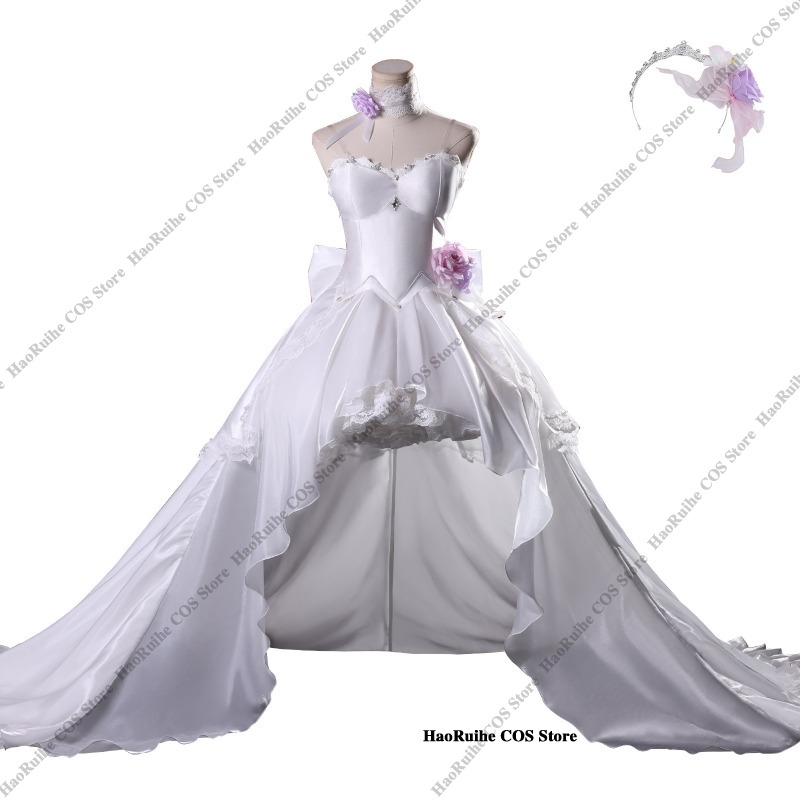 Peruca de Cosplay Tokisaki Kur - Cosplay Prop Bow avaliação e preço