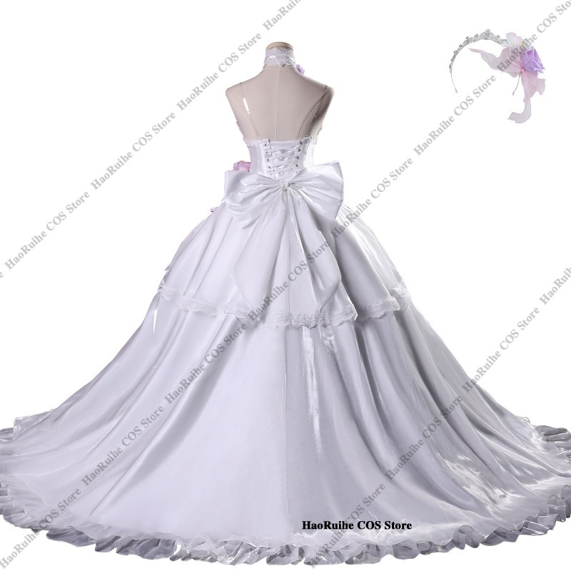 Peruca de Cosplay Tokisaki Kur - Cosplay Prop Bow avaliação e preço