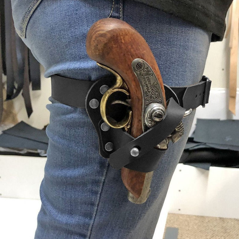 Mini pistola derringer perna l - Cosplay Prop Pistol avaliação e preço